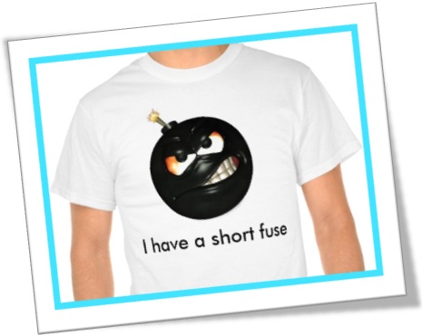 camiseta, t-shirt, i have a short fuse, tenho pavio curto