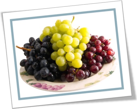 clusters of grapes, cachos de uvas verdes e roxas