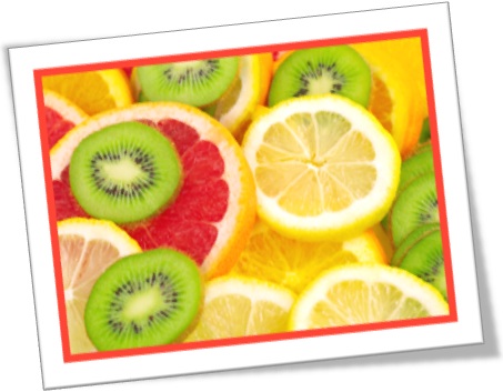 fruit slices, fatias de frutas, rodelas de grapefruit, limão, laranja, kiwi