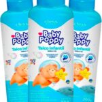 talco infantil cless baby poppy