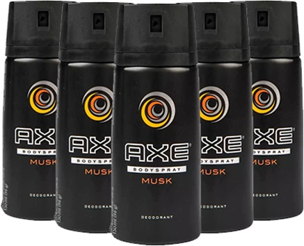 desodorante axe musk aerosol, spray, perfume, almíscar, homem, masculino