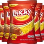 batata palha lucky crocante sequinha almoço cachorro quente lanche