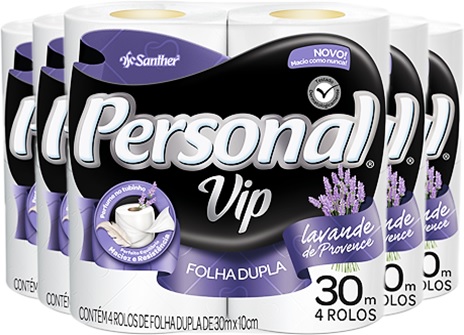 papel higiênico personal vip lavende de provence, tubinho perfumado