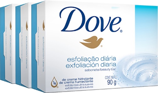 sabonete cremoso dove, esfoliação diária, hidratante, banho