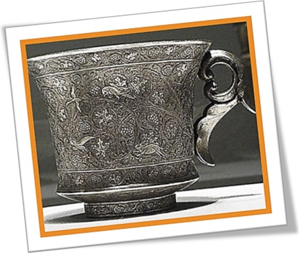 silver wine cup, taça de prata para vinho