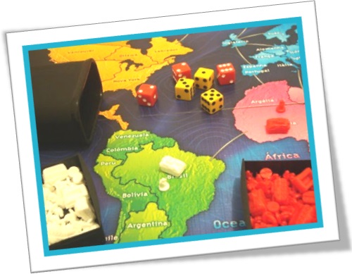 tabuleiro jogo war grow, dados, peças, mapas, brasil, áfrica, europa, estados unidos da américa