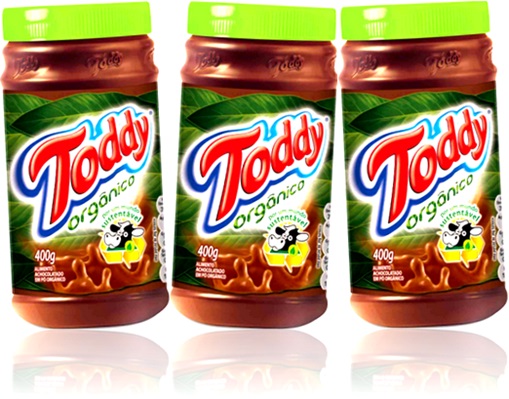 bebida quente achocolatado toddy orgânico chocolate em pó grogue ponche