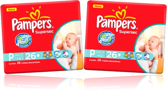 fraldas descartável pampers supersec urina assadura brotoeja bebê