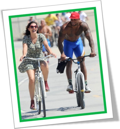 quick as a flash, homem, mulher, bicicleta, cantada, bicicleta, passeio