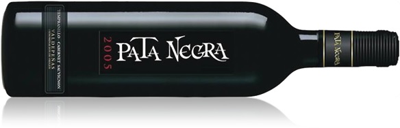 vinho pata negra tempranillo cabernet sauvignon 2005, espanha, bebida