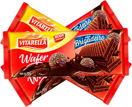 biscoito wafer brigadeiro vitarella