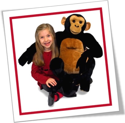 toy section, seção de brinquedos, menina, macaco, boneco de pelúcia, sorrisos