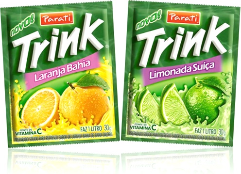 refresco em pó trink parati laranja bahia limonada suiça