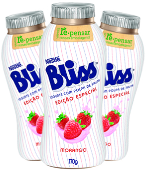 iogurte bliss sabor morango nestlé iogurte natural nestlé bliss sabor morango