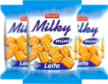 milky mini biscoito de leite marca parati