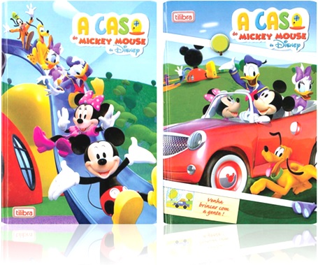 caderno escolar tilibra casa de mickey mouse disney desenhos