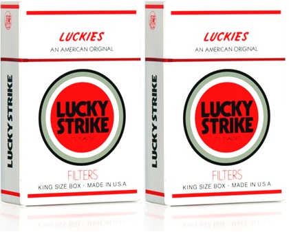 british american tobacco, cigarros lucky strike luckies an american original filters