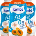 iogurte itambé fit zero lactose zero gorduras totais zero adição de açúcares sabor mamão