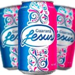 latas refrigerante guaraná jesus