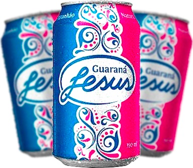 latas refrigerante guaraná jesus