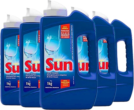 sun lava-louças detergente para máquinas de lavar louças unilever