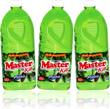 bactericidade, limpeza, desinfetante master kill sobel perfume pinho