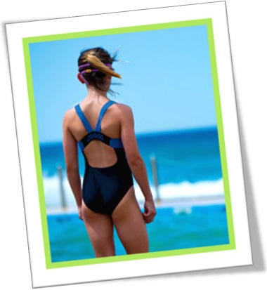 swimsuit, maiô, mulher, garota na praia, swimming costume, swimmer