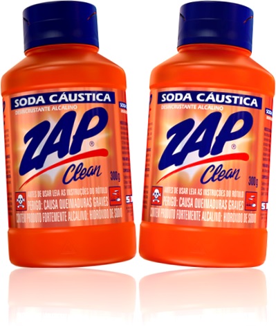 soda cáustica zap clean desencrustante alcalino limpeza corrosão