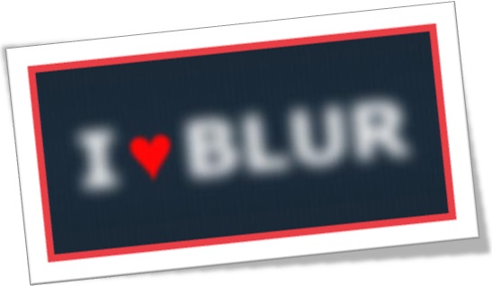 I love blur em ingles, o que signifca blur em ingles