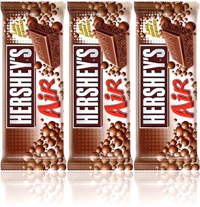 chocolate aerado hersheys air, leite, amargo, lanche, sobremesa