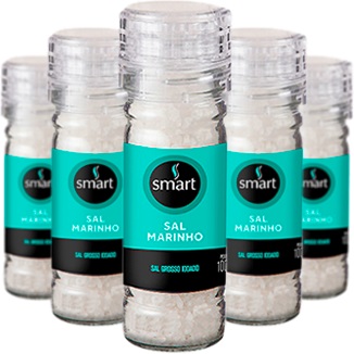 ="smart smart sal grosso integral, iodado, sal marinho