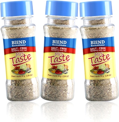 tempero mrs taste blend, smart foods brasil