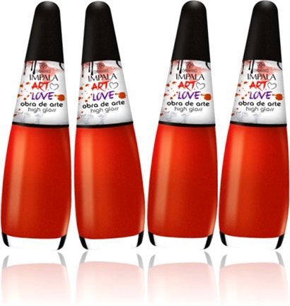 esmalte de unhas impala art love obra de arte high gloss