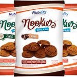 nutring biscoitos integral tipo cookies nookies sabores coco e café