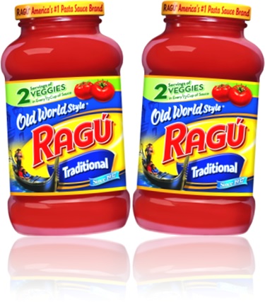 pasta sauce bottle of ragu traditional old world style