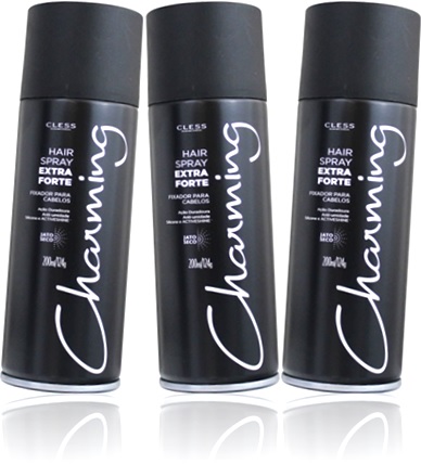 charming hair spray cless fixador para cabelo spray capilar