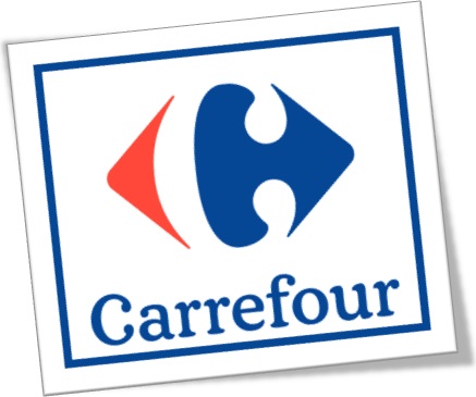 logotipo do grupo carrefour supermercado supermarket hipermercado institucional
