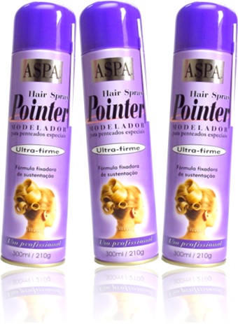 aspa hair spray pointer modelador fixador de cabelo ultra firme