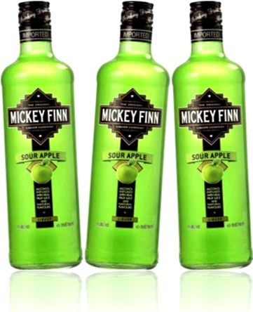 liquor mickey finn sour green apple, licor de maçã verde