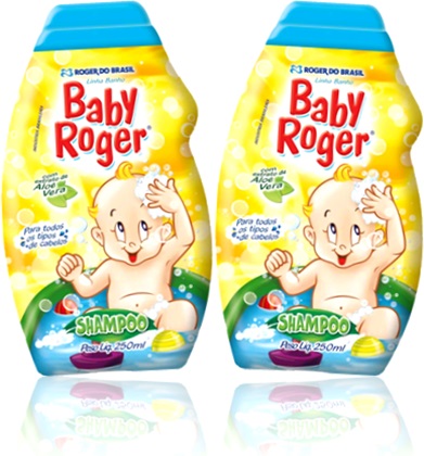 shampoo baby roger infantil roger do brasil, xampu para crianças