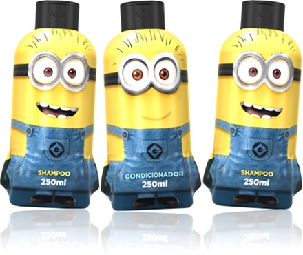 minion, shampoo, condicionador minions biotropic, criança, higiene pessoal