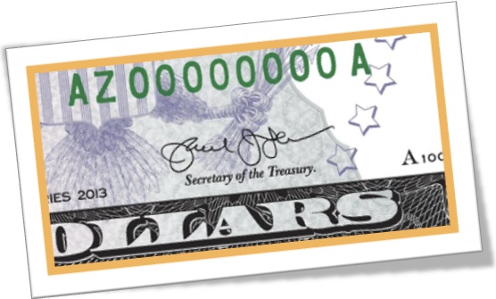 signature, secretary of the treasury, dollar, assinatura em dólar americano