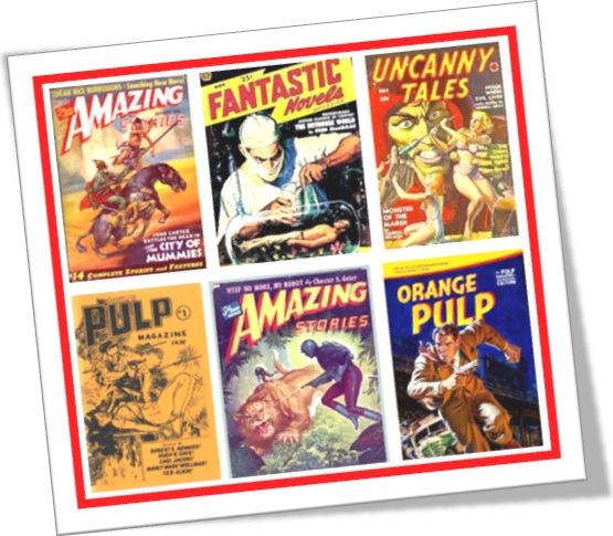 covers of the pulp magazines, revistas antigas, literatura popular