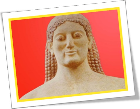 archaic smiles, kore, kouros, arte grega, estátuas, sorriso arcaico