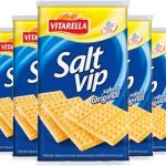 bolacha, biscoito vitarella salt vip original, lanche, snack