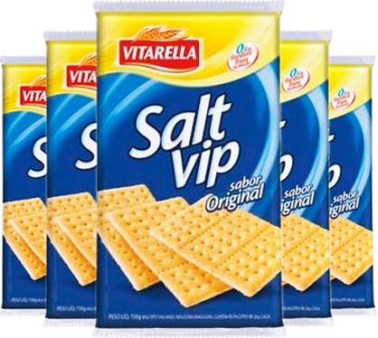 bolacha, biscoito vitarella salt vip original, lanche, snack