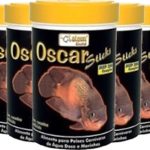 oscar sticks alimento para peixes carnívoros de água doce e marinhos alcon gold