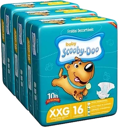 baby scooby doo fraldas descartável infantil fabricante ccm indústria