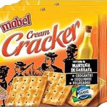 bolacha, biscoito cream cracker mabel sabor manteiga de garrafa