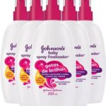 johnsons baby spray finalizador gotas de brilho